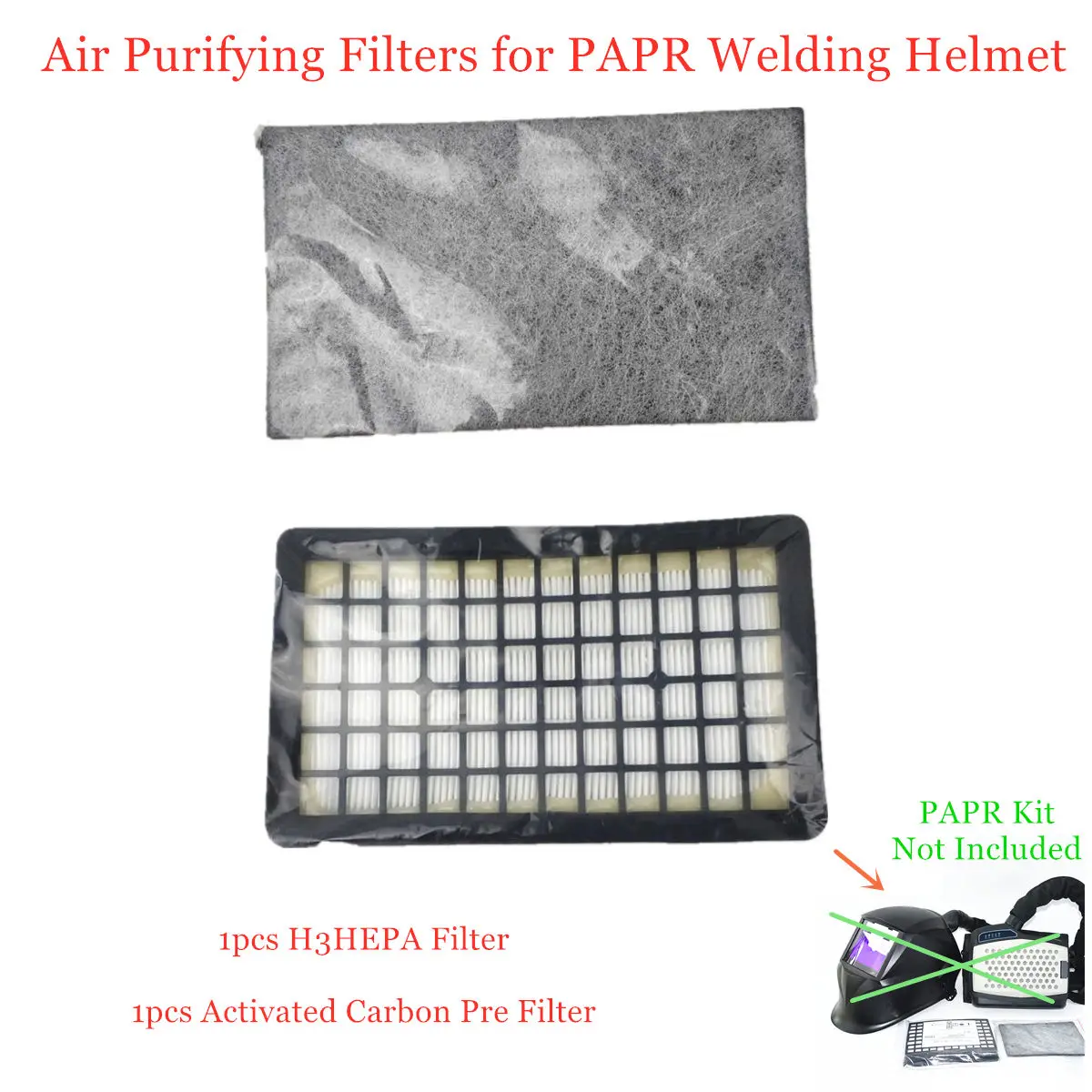 Очищающий воздух респиратор с активированным углем фильтр PAPR автозатемнением