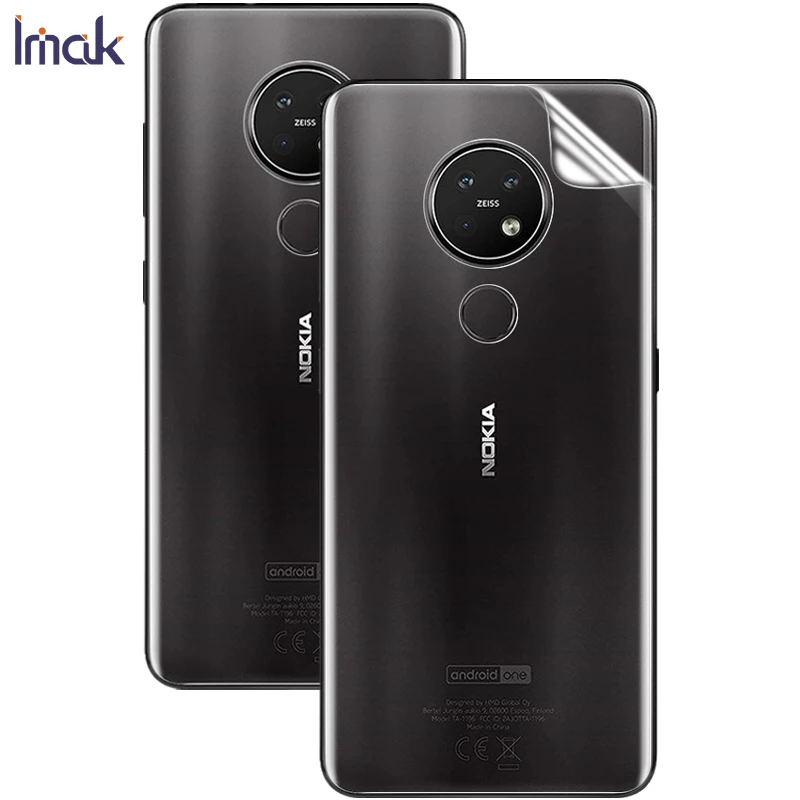 Imak Гидрогелевая пленка для Nokia 7,2 6,2 задняя Передняя Задняя Защитная Прозрачная Олеофобная пленка