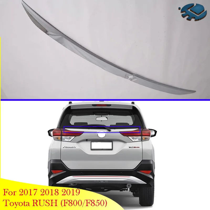 Для 2017 2018 2019 Toyota RUSH (F800/F850) ABS хромированный задний корпус багажника крышка отделка