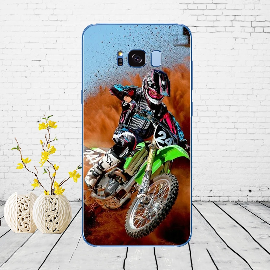 8 49DD moto cross dirtbikes Мягкий силиконовый чехол для Samsung Galaxy S6 S7 edge S8 S9 S10 plus A70 A50 чехол - Цвет: 8