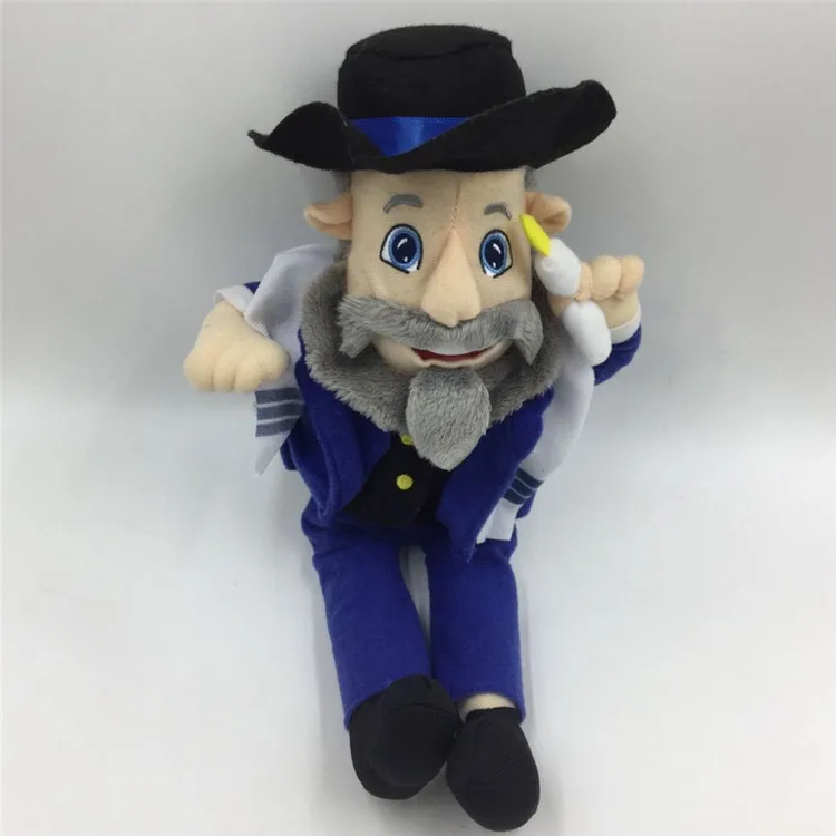 Mensch на скамейке Hanukkah декор 30 см плюшевая кукла в подарок игрушка