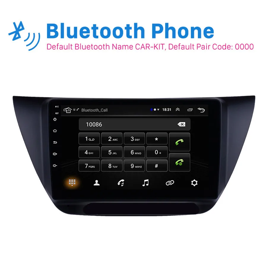 " Android 8,1 автомагнитола gps навигация Мультимедиа стерео без DVD плеера для Mitsubishi lancer ix 2006-2010
