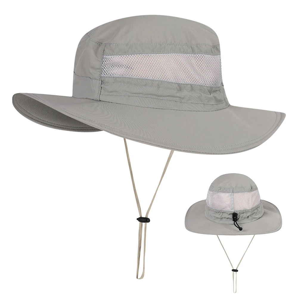 Quick Dry Breathable Mesh Fishing Cap Outdoor UV Protection Beach Hat Sun Hat Pesca Men Women Fishing Hat