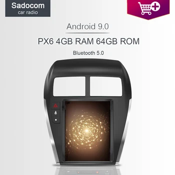 

PX6 DSP Tesla 9.7" Android 9.0 For mitsubishi ASX 2013-2018 Car DVD Player Car Radio Multimedia Navigation GPS autoradio