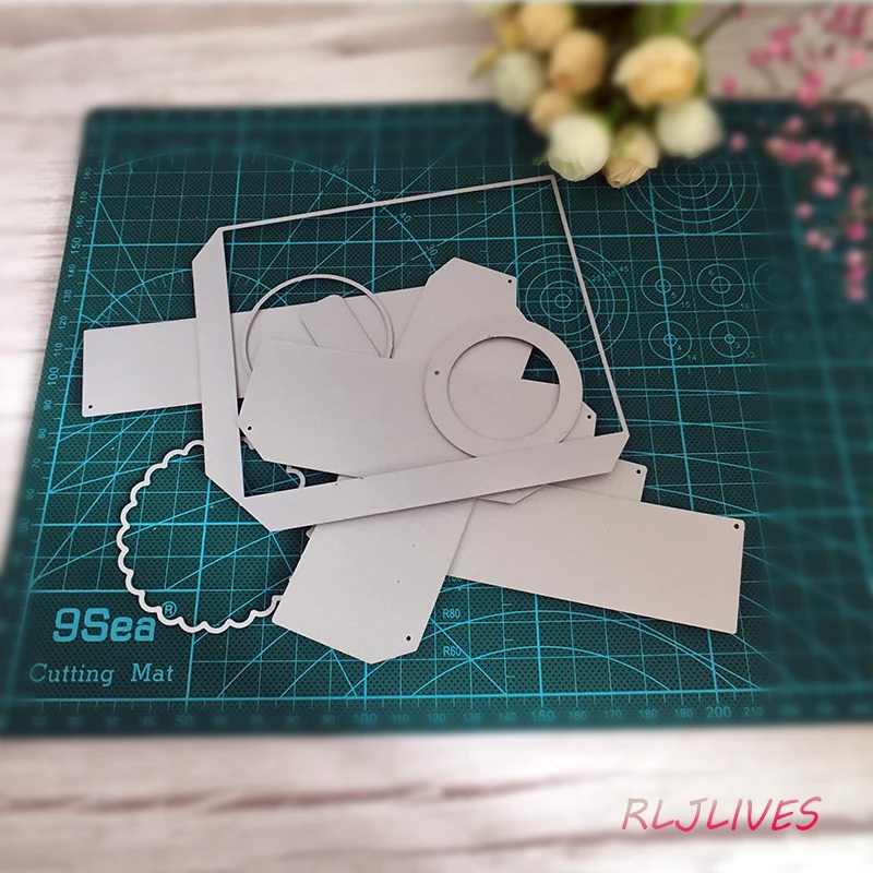 3D камера коробка металлические режущие штампы трафареты для DIY штамп для скрапбукинга альбом декоративное тиснение DIY бумажные карты