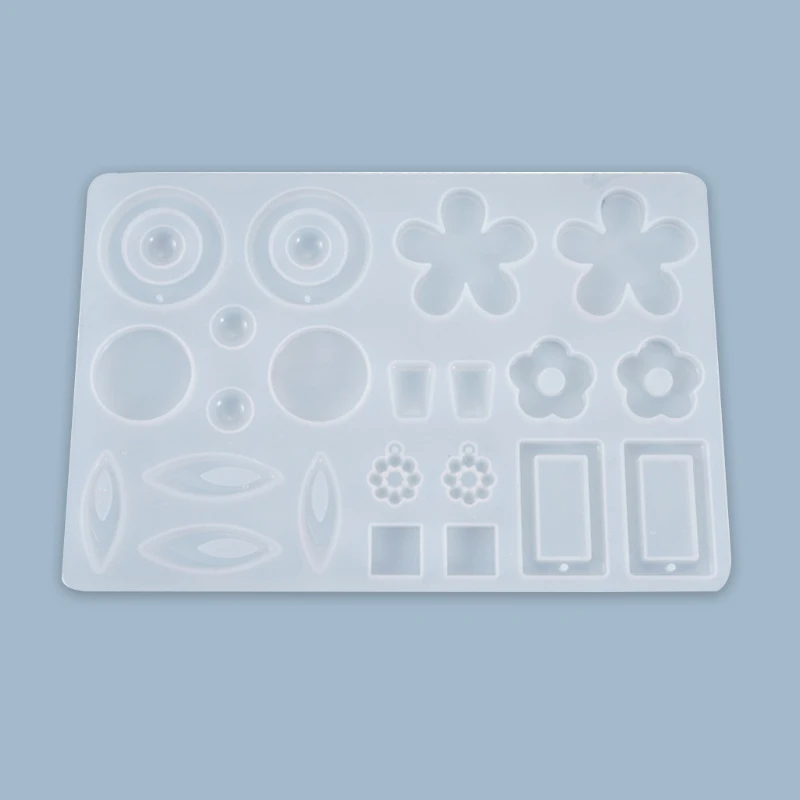 

Хрустальная форма для эпоксидной смолы, серьги, подвески, силиконовая форма, инструмент для рукоделия X4YA