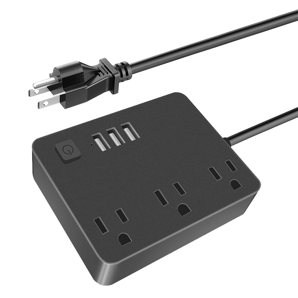 3 USB США переключатель умный дом Удлинительный кабель с патроном светодиодный