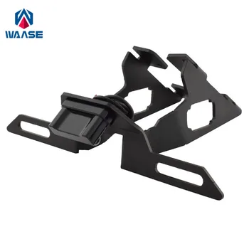 

waase Motorcycle Fender Registration Bracket License Plate Holder Frame For Kawasaki Z900 2017 2018 2019