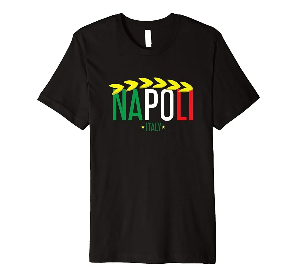 Ropa New 2020 Brand-Clothing Hip-Hop Simple Splicing Tops Napoli Italy Jersey - Naples O Neck Street Wear Custom Tees Shirt | Мужская