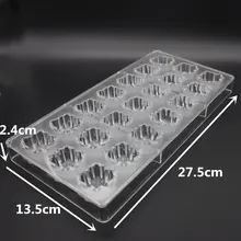 Кондитерский инструмент форма кленового листа шоколадная форма прозрачный Поликарбонат шоколадная форма Пластиковая форма ручной работы шоколадная форма