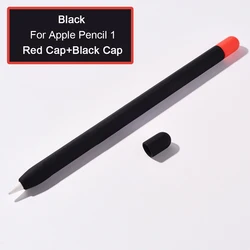 Colorful Non - Slip Silicone Stylus Pen Cover - Enhanced Grip & Drop Protection (Black 1st)
