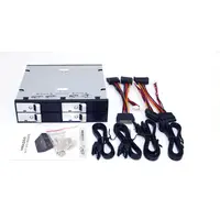 TOOLFREE 2.5 inch 4 bay SATA 6Gbps Optical Drive Hard Drive Enclosure Mobile Rack w/Cooling Fan for up to 12.5mm Thick HDD - Image 6