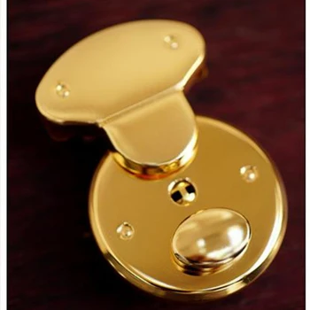 

W-310 DIY handmade leather art leather briefcase lock buckle alloy material doctor bag lock golden Swiss imports