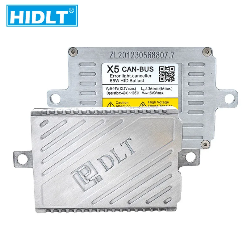 HIDLT 12V AC 55W Original DLT X5 Error Free Canbus Xenon HID Ballast X5T Digital Electronic Slim Ballast For Kit Xenon H1 H7 H11 (7)