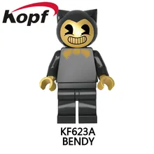 Коллекция триллер игры Бенди и чернил машина строительные блоки кирпичи подарок игрушки для детей KF623