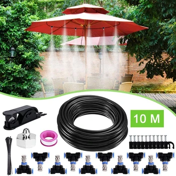 

Saving Watering Irrigation Tool Kits 10m Irrigation System Watering Hose Outdoor Garden Yard Irrigation Spray Kits
