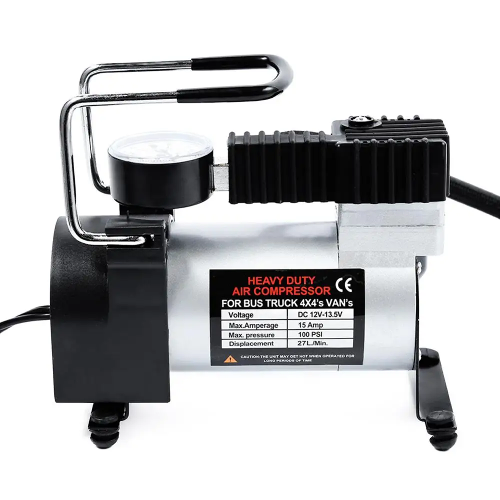 

Car electric inflator pump Air compressor 12V portable single cylinder Tire pump 27L/Min