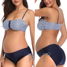 Maternité maillots de bain femmes vêtements 2019 été une pièce maillot de bain pour la grossesse enceinte maillots de bain plage maillots de bain fusionnés