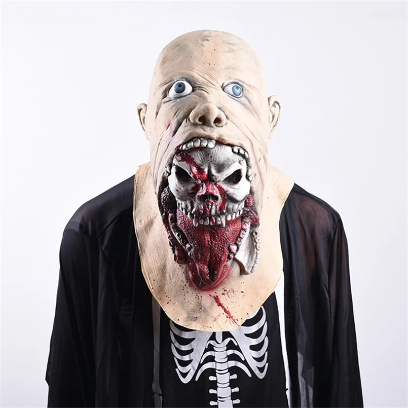 

mascara hallowen Scary Skull mascara terror Haunted House Halloween Mask Devil Horror Scary Halloween Mask Cosplay Party Props