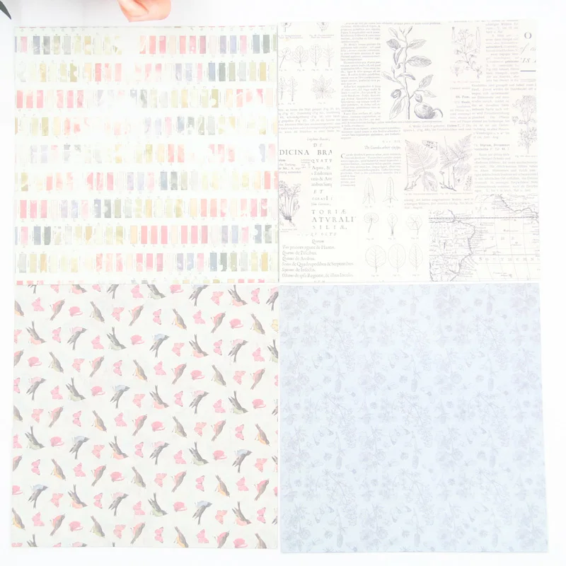 KLJUYP 12 листов дизайн подставки для семейного альбома бумага Оригами художественный фон изготовление бумажных карточек DIY записная книжка
