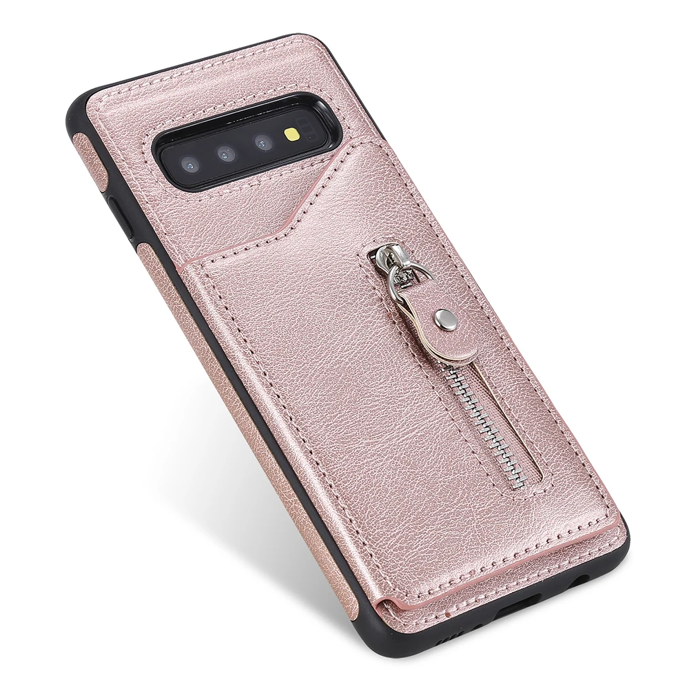Кошелек на молнии Держатель для карт чехол для samsung Galaxy Note 10 Pro 10+ 9 8 кожаный чехол для телефона для samsung S10E S9 S10 Plus A50