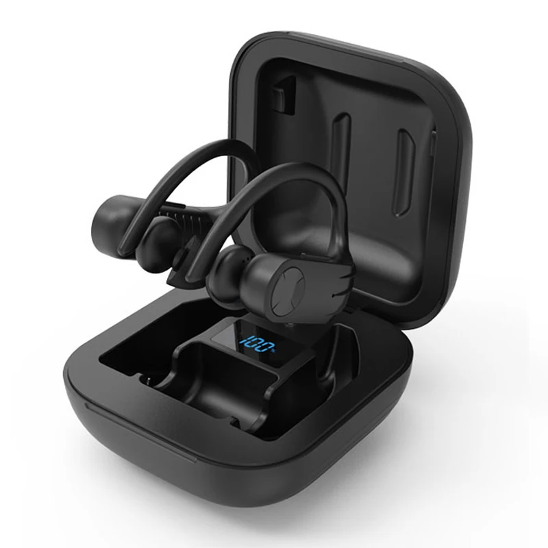 Спортивные Bluetooth наушники стабильные ушные крючки умные беспроводные TWS Ture