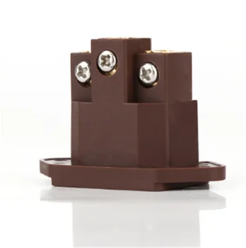 

IC70(C) Hi End Pure Red Copper gold plated Non Solder IEC Socket Inlet,AC IEC Inlet Socket,power IEC socket