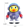 Children's Space Duck Dancing Robot with Light Music Cartoon Funny Walking Musical Educational Toys Christmas Gifts for Boy Girl 2