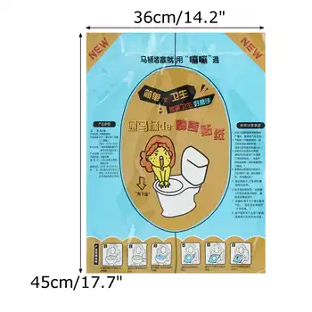 

New Unclog Toilet Disposable Sticker Plunger Dredge Only 1 Minute Easy Fix Clogged Toilet With Safe Clean Film Plunger 36*45cm