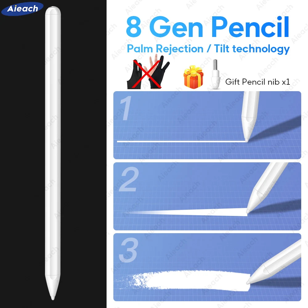 Стилус для Apple Pencil 2, стилус для ipad, ручка для iPad Pro 11, 12,9, 2020, 2018, 2019 Стилус для Apple Pencil 2, стилус для ipad, ручка для iPad Pro 11, 12,9, 2020, 2018, 2019