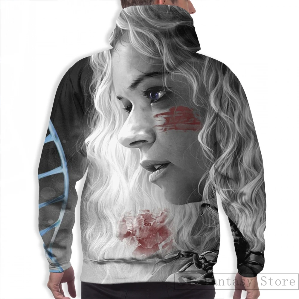 Мужские толстовки, свитшоты для женщин funny Helena-Orphan Black print casual hoodie Streatwear