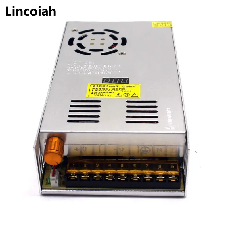 Description Picture 2 of itemAdjustable 5V 12V 24V 36V 48V Switching Power Supply DC 60V 80V 120V 160V 220V 300V 480W Digital Display SMPS Source Transformer