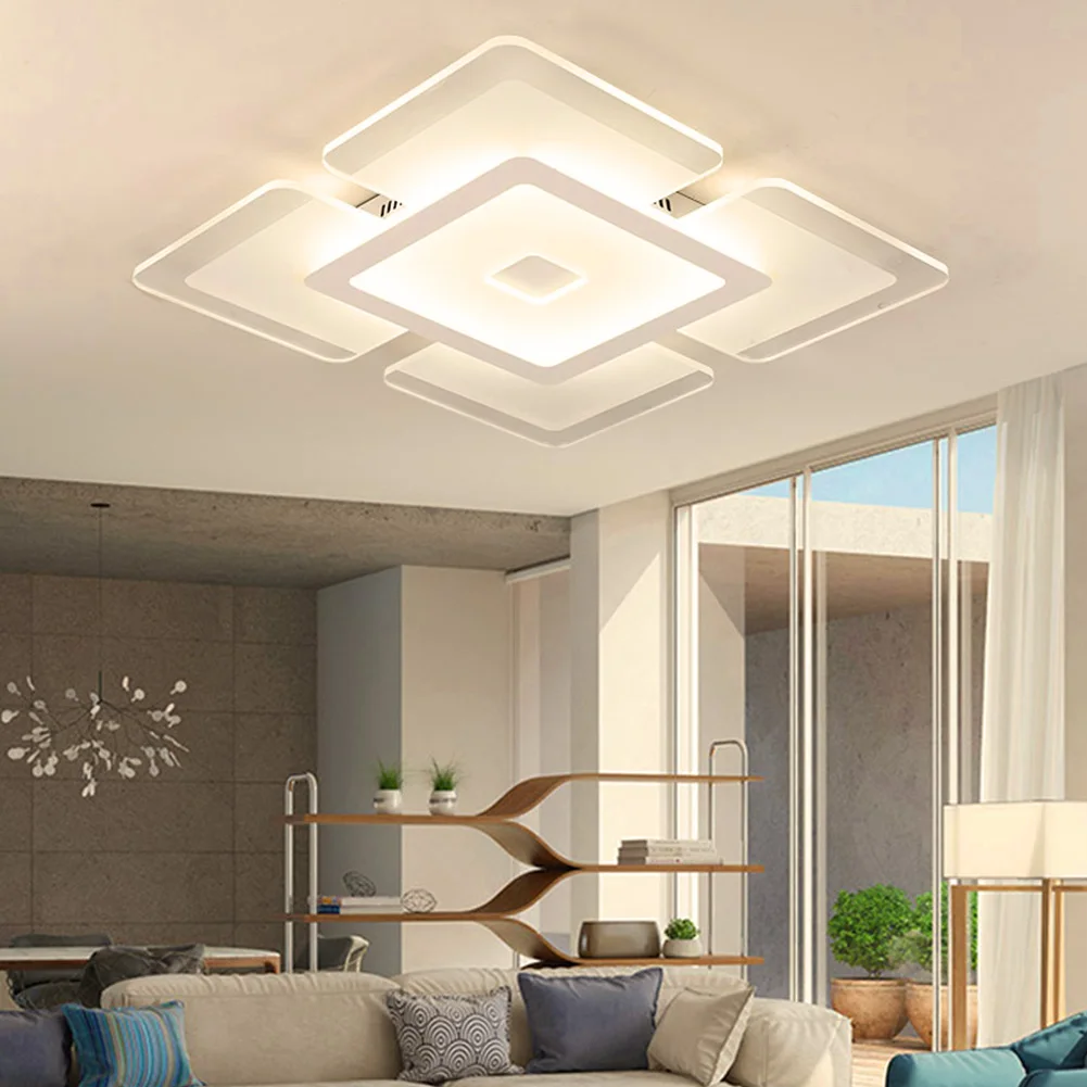 

Home Wifi Control Super Bright Smart Practical Bedroom Stepless Dimming Modern Ceiling Light Led Living Room Acrylic Phone Voice