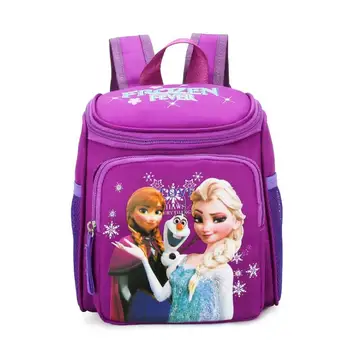 

Girls frozen elsa anna Snow Queen princess Backpacks kids disney School Bag Breathable backpack