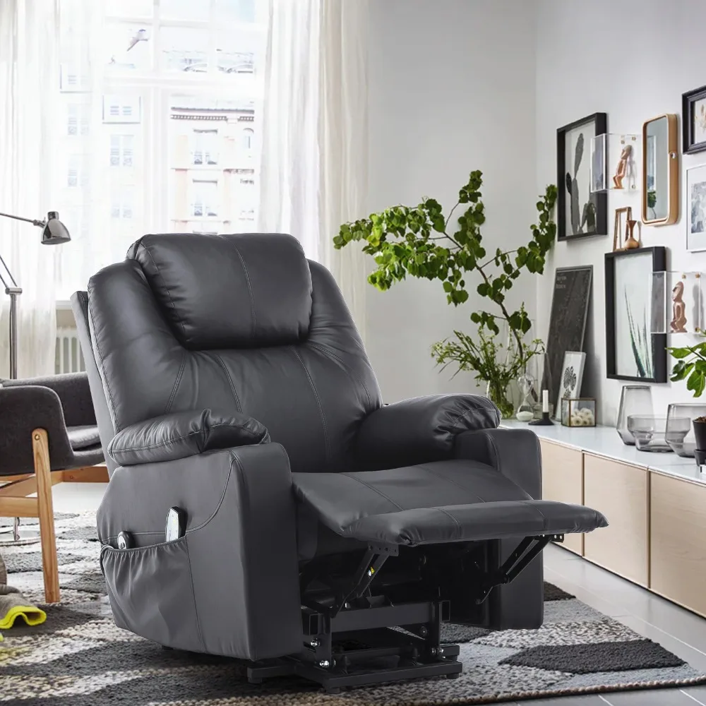 Furgle Massage Recliner Chair Swivel Chair Massage sofa with PU Leather