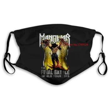 

Manowar The Final Battle World Tour Black-White Size Basic Mask women kid's PM2.5