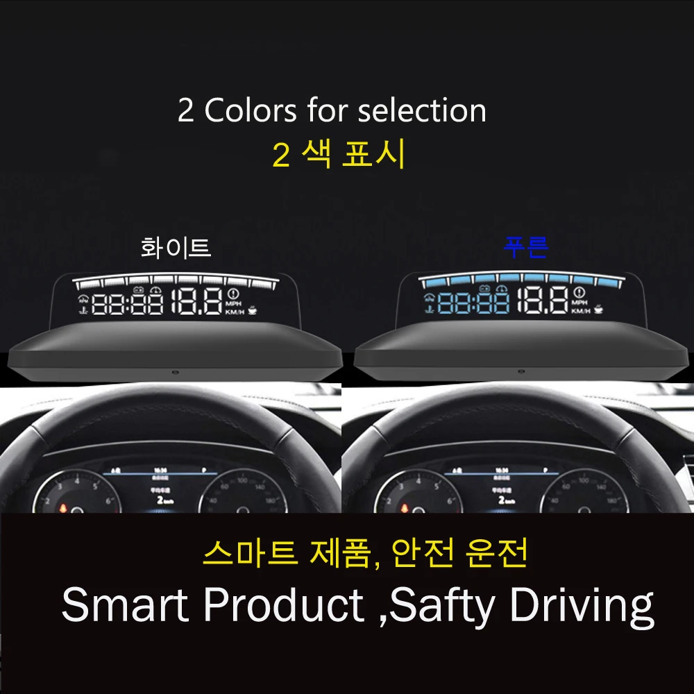 US $34.27 Eanop Hud Mirror 4 Car Head Up Display Windshield Speed Projector