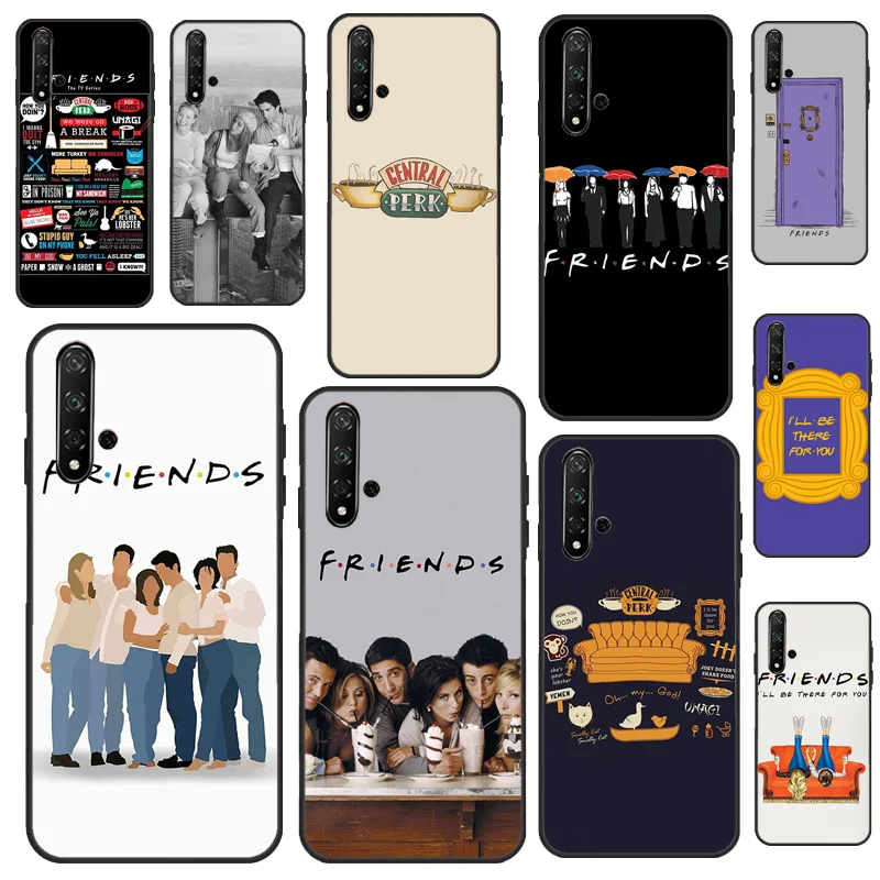 Custodia Tv Friends Per Huawei P30 P20 P40 P60 Pro P Smart Nova 9 5T Honor Magic 5 Lite X8 X9A 50 70 Cover