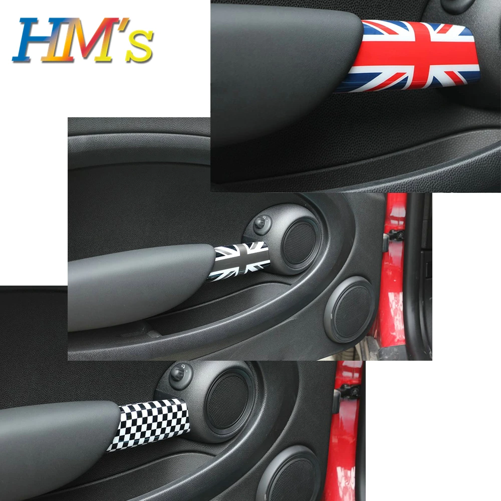 Для MINI Cooper R55 R56 R57 R58 интерьерная дверь наклейки на ручку для Clubman аксессуары