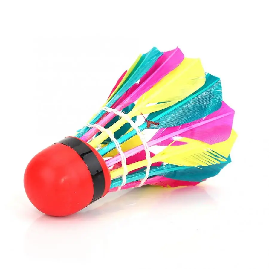 FR 11 шт мячи для бадминтона красочные воланы долговечные шарики для бадминтона 8,4*5,5 см ракетка спортивный волан