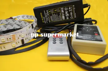 

5050 RGB Dream Color 6803 LED Strip +IC 6803 RF Remote Controll +Power adapter