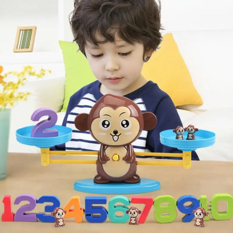 

Kids Puzzle Balance Toy Math Plus and Minus Game Kindergarten Teaching Props for Girls Boys Fun Education Children Gifts Toys