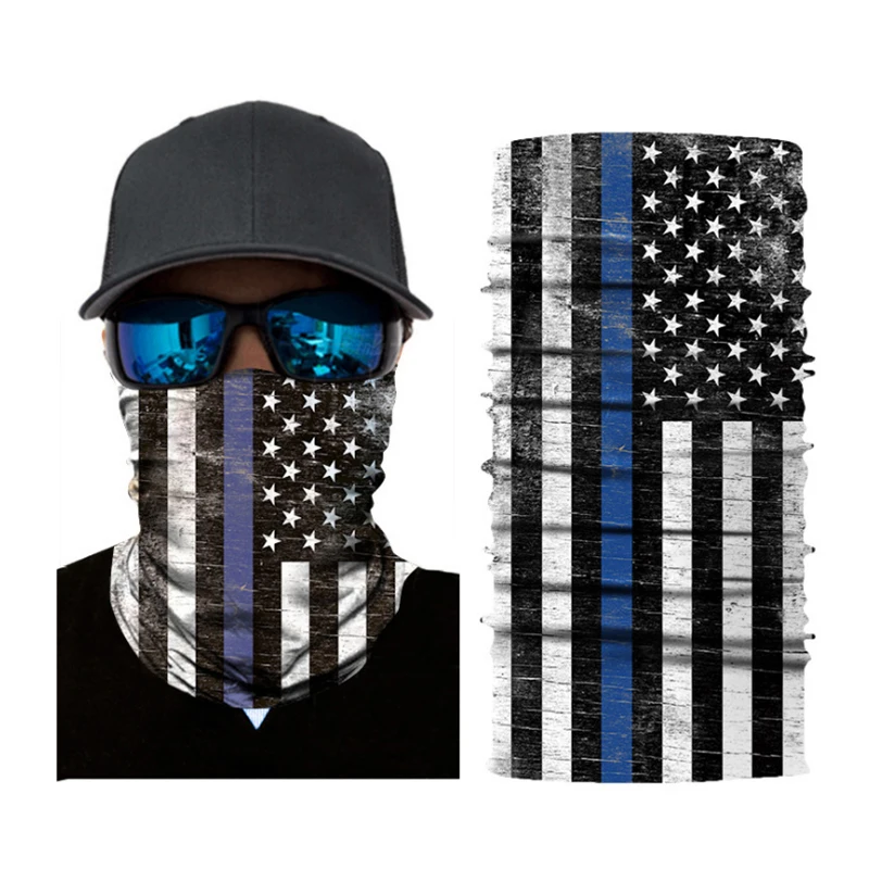 

Sport Headwear Neck Gaiter Paisley Bandana Face Mask Custom Logo Flag Bandana Seamless Polyester Tubular Magic Bandana Balaclava