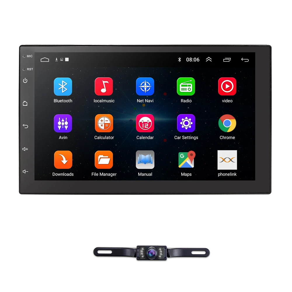 Автомобильный без dvd плеера 2din Android 9 0 для универсальной Toyota Corolla Auris gps навигация