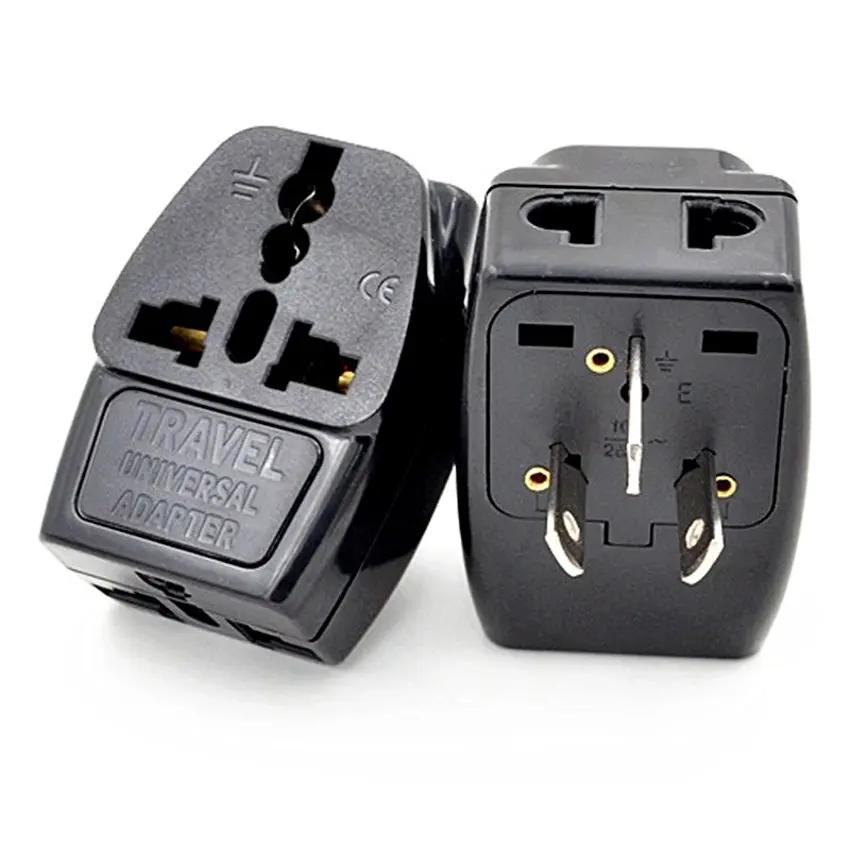 Pack 3 Argentina Uruguay China AU NZ Type I Travel Adapter Multi Outlet for World Plug AC100~250V 10A | Обустройство дома