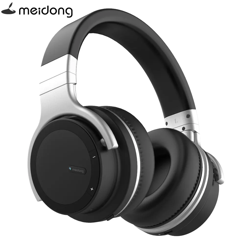 Meidong E7MDPRO ANC Active Шум шумоподавлением Bluetooth Наушники Накладные наушники