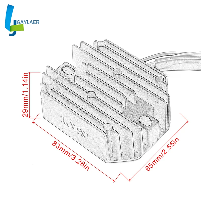 Otorcycle Напряжение регулятор напряжения выпрямителя Для Suzuki DR125 DR125SE 1994-2002 DR200 DR200SE 1996-2013