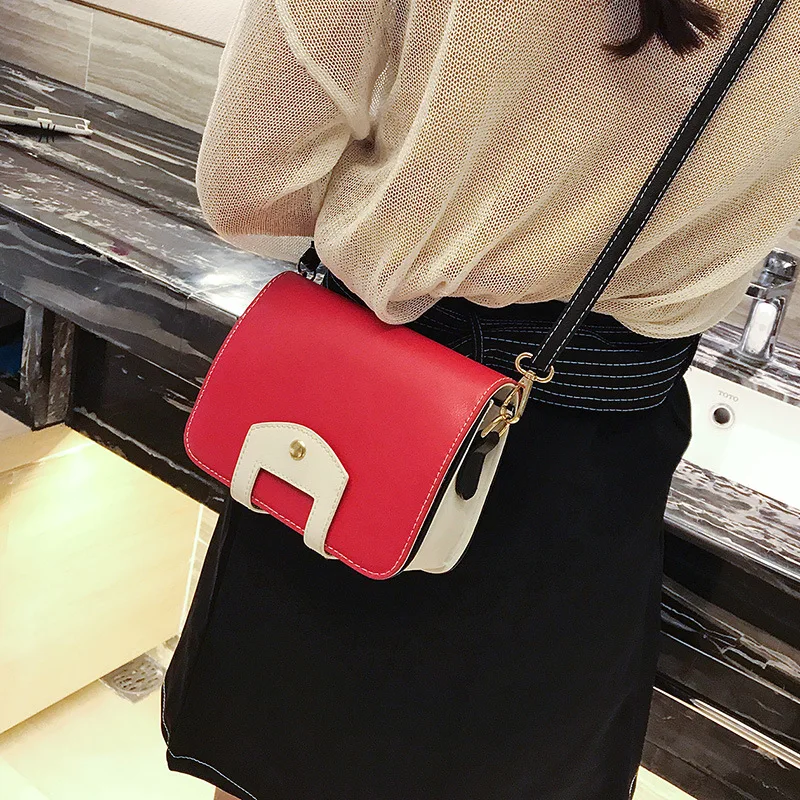 

Bag Women's 2020 New Style WOMEN'S Bag Oblique Shoulder Bag Europe And America Fashion Fashion Simple Carrying Square Sling Bag
