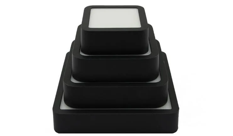 1pcs-black-LED-Panel-Light-6W-9w-12W-18W-24w-Surface-Mounted-LED-Ceiling-Lights-AC85