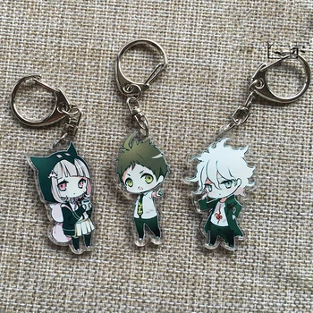 

Anime Danganronpa V3: Killing Harmony Komaeda Nagito Nanami ChiaKi Cosplay Figure acrylic Cute Keychain Bag Pendant Keyring Gift